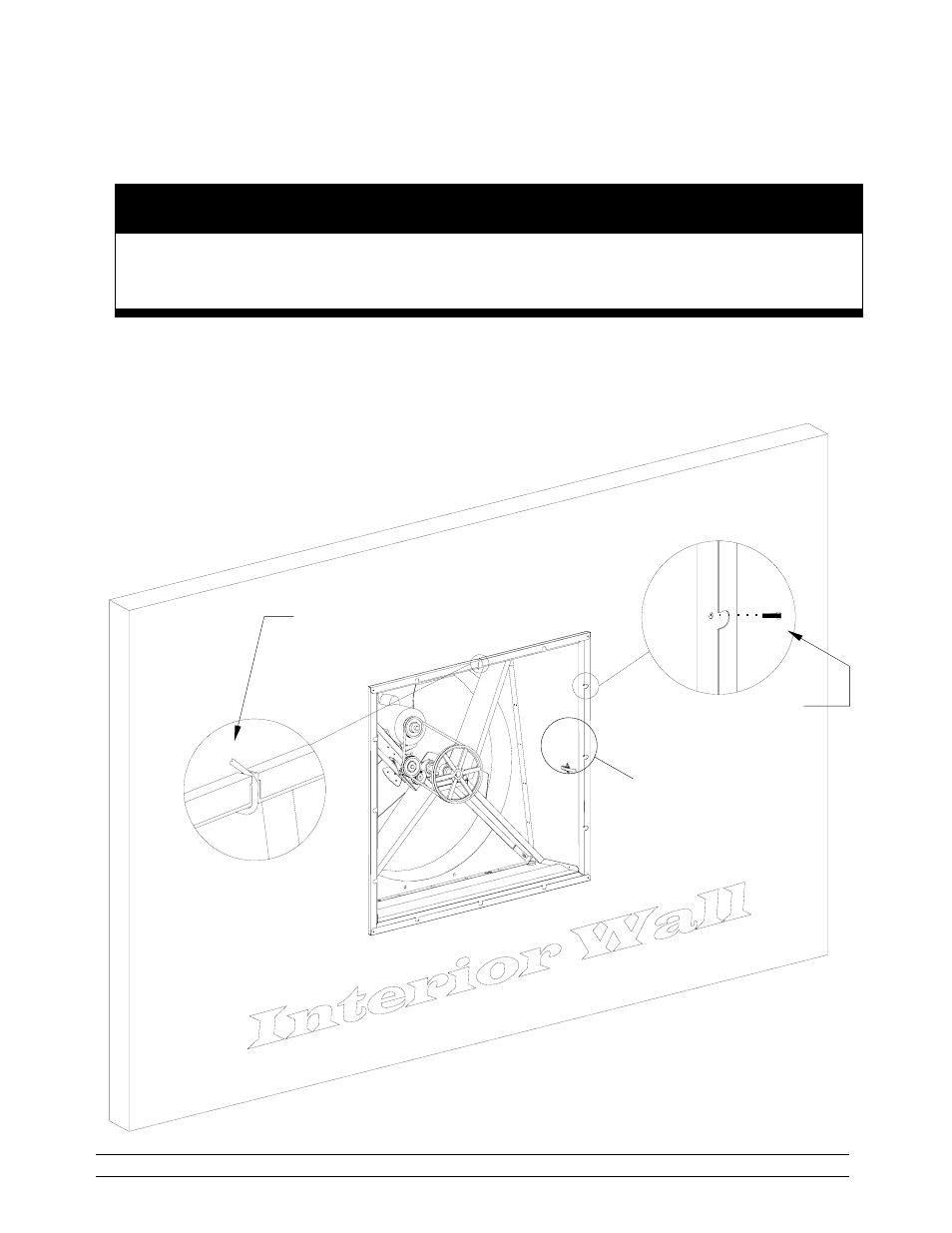 Mega flow, Fan & cone installation, Fan mounting instructions | Caution, Mega flow fan mounting | Hired-Hand Mega Flow SlantWall Fans: 36 48 & 52 Mega Flow Cone Fan Unassembled User Manual | Page 9 / 12