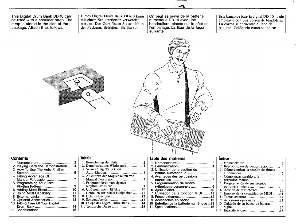 Yamaha DD-10 User Manual | Page 2 / 20