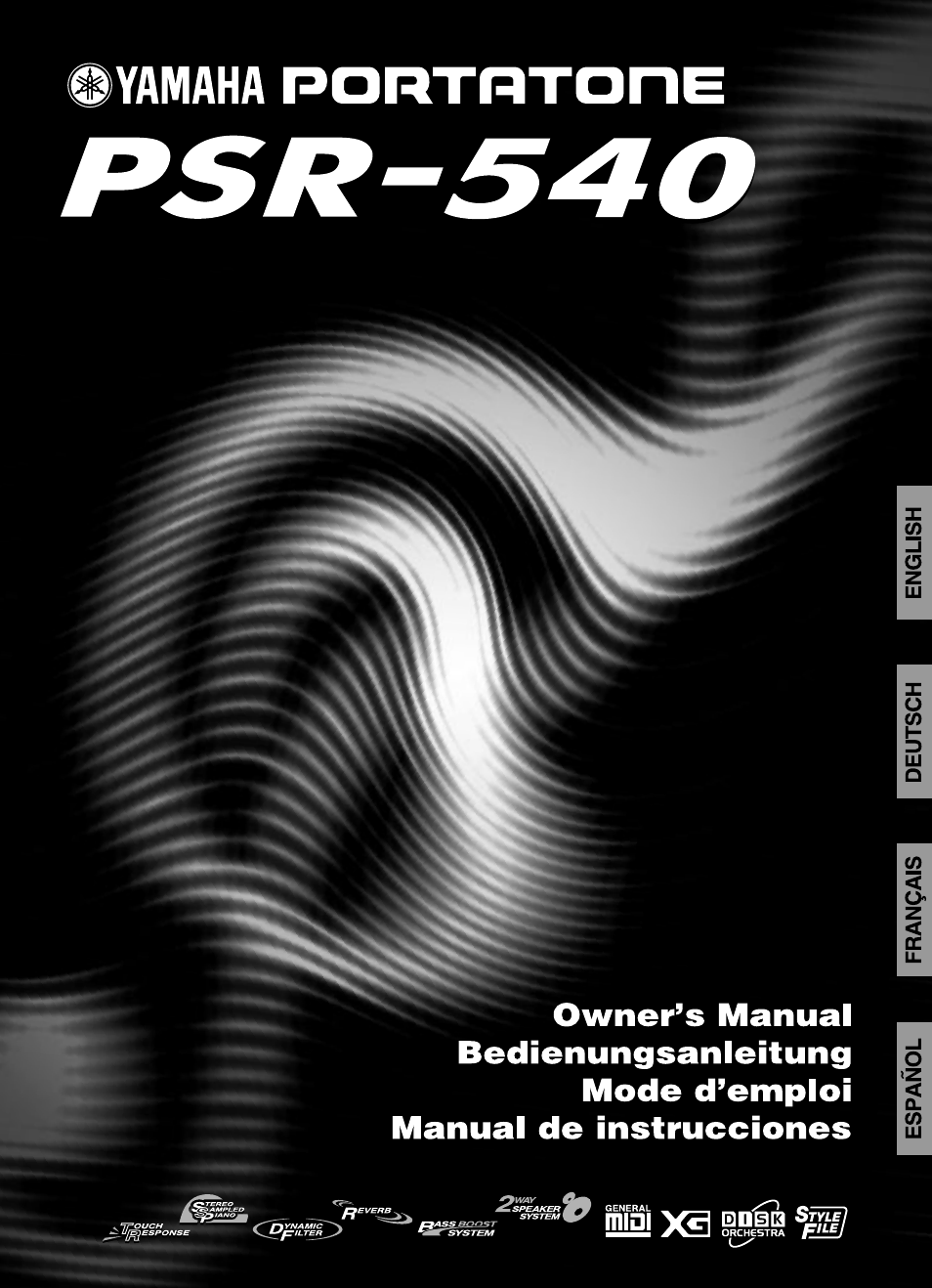 Yamaha PSR-540 User Manual | 161 pages