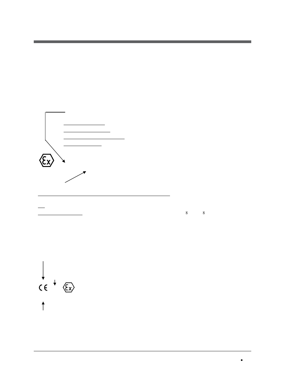 Label markings | LumaSense Technologies M8100SM-EXP User Manual | Page 57 / 78