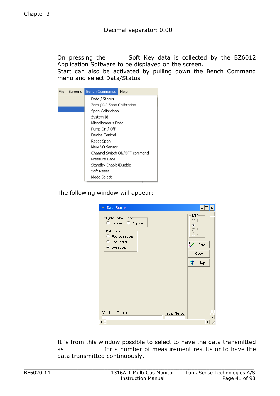 LumaSense Technologies INNOVA 1316A-1 User Manual | Page 41 / 98