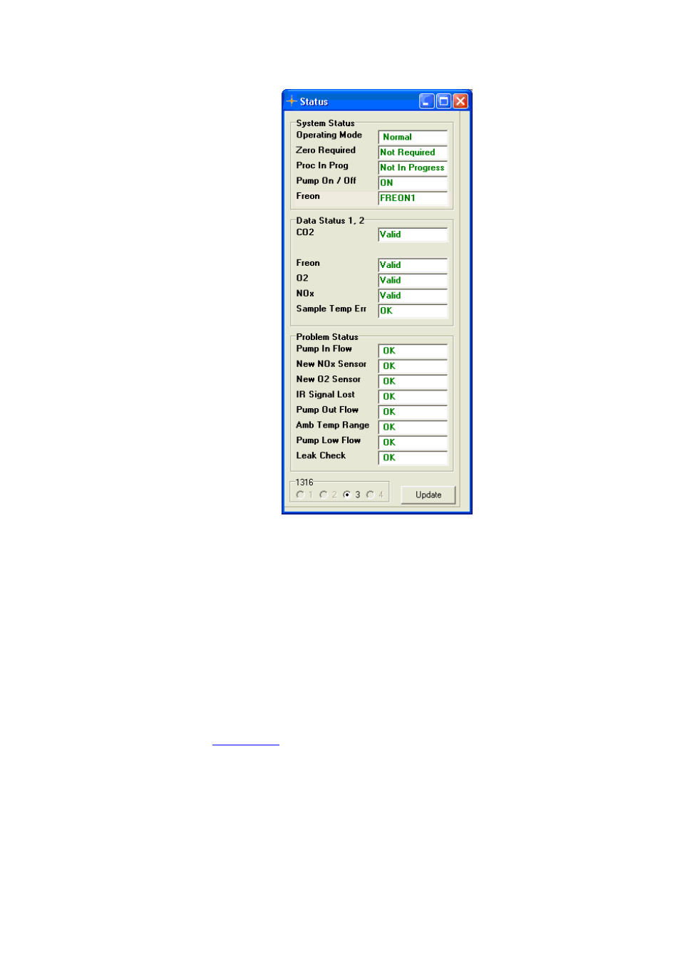 2 error and warnings related to a zero calibration, Figure 4.5, Figure | LumaSense Technologies INNOVA 1316A-2 User Manual | Page 60 / 97