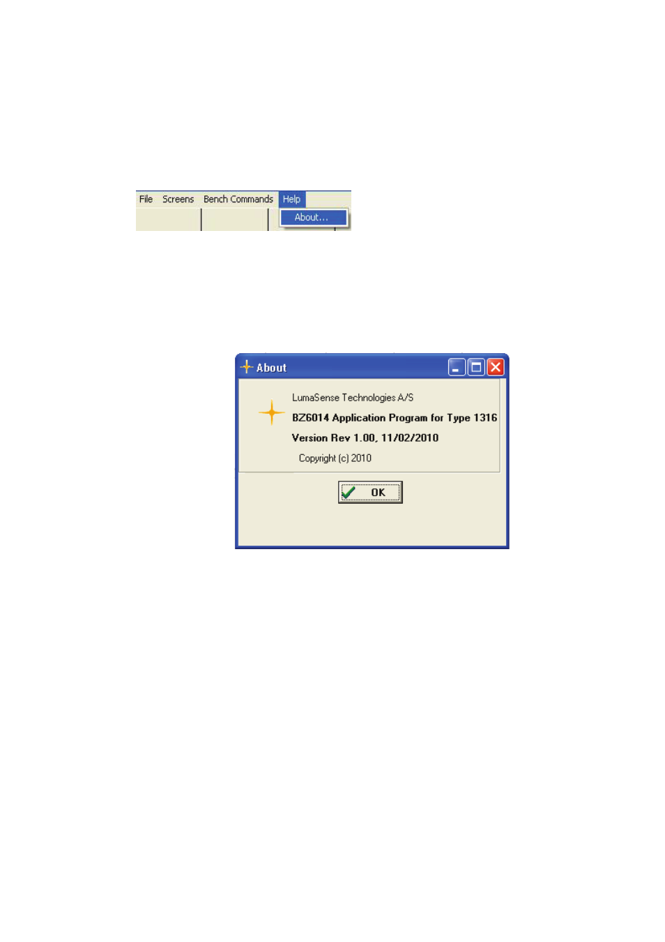 4 verification of the software bz6014 version, 3 connecting the monitor to the pc | LumaSense Technologies INNOVA 1316A-3 User Manual | Page 27 / 96