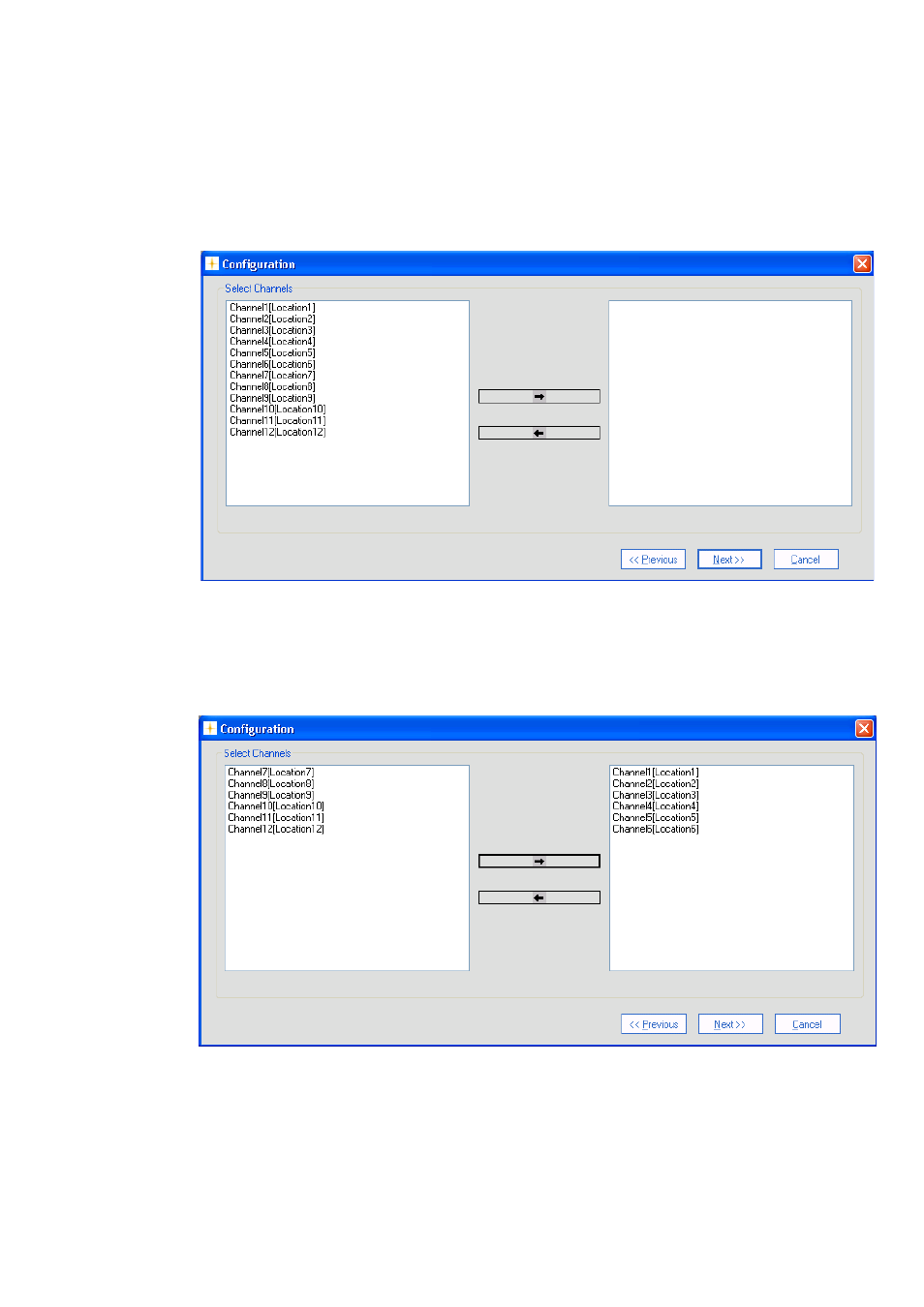2 select channels (gas view) | LumaSense Technologies LumaSoft Gas Multi Point 7860 User Manual | Page 77 / 194