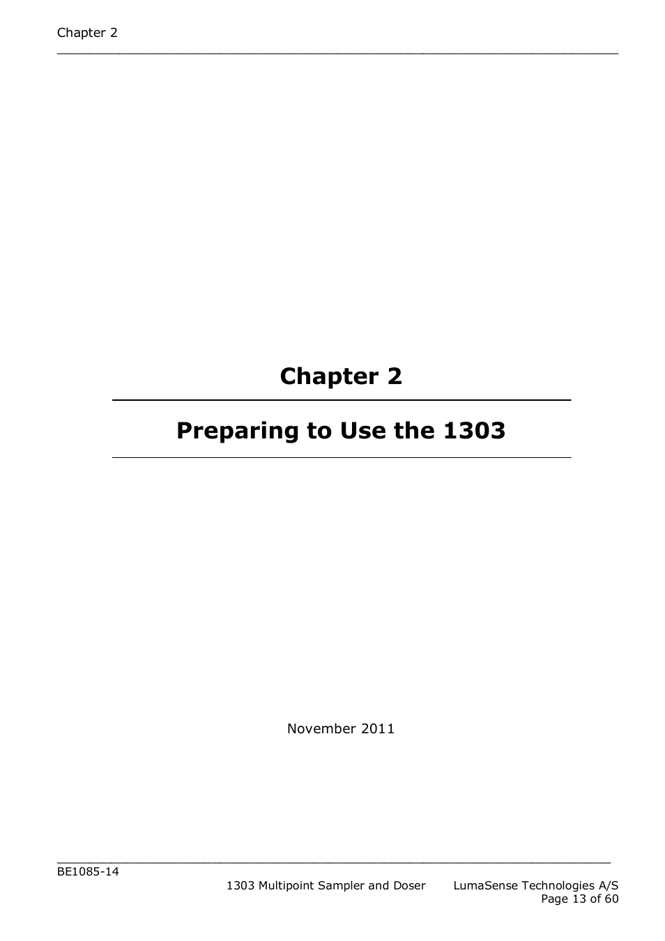 LumaSense Technologies INNOVA 1303 User Manual | Page 13 / 60