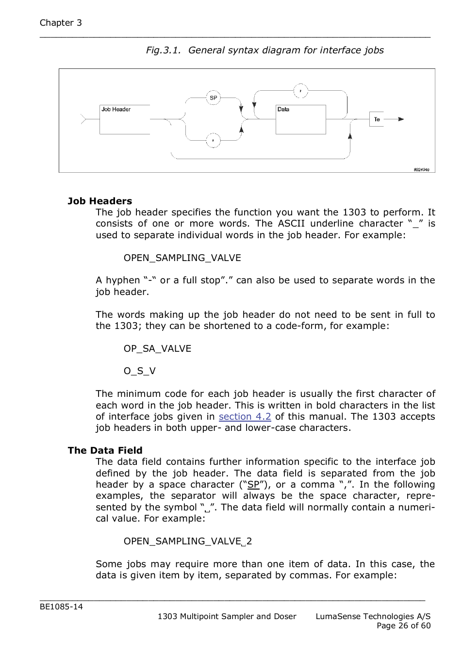 LumaSense Technologies INNOVA 1303 User Manual | Page 26 / 60