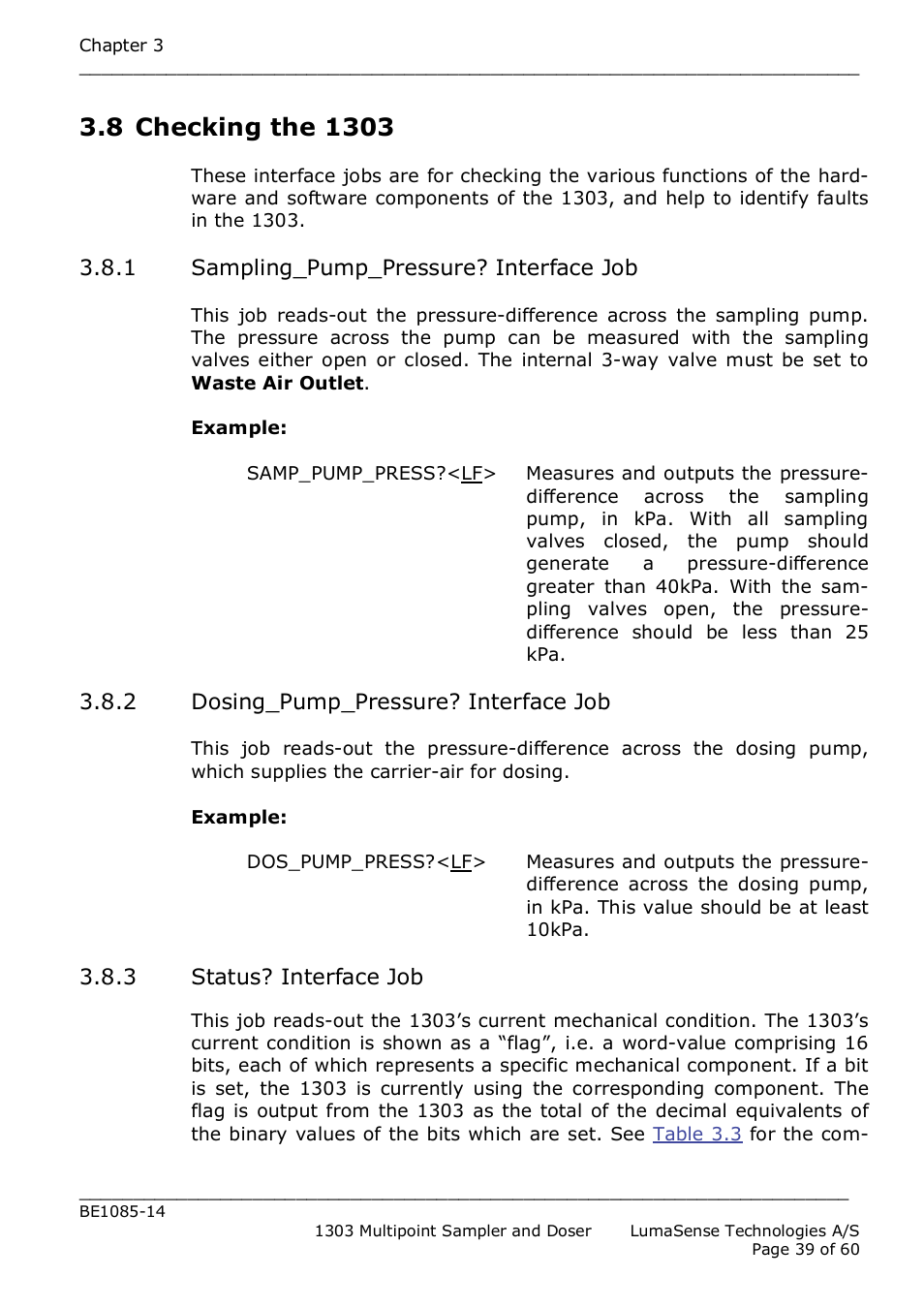 LumaSense Technologies INNOVA 1303 User Manual | Page 39 / 60