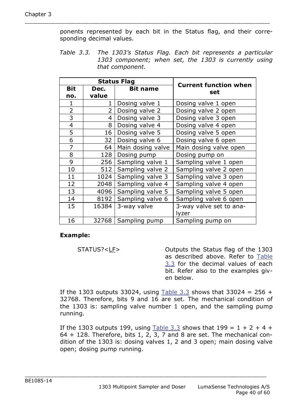 LumaSense Technologies INNOVA 1303 User Manual | Page 40 / 60