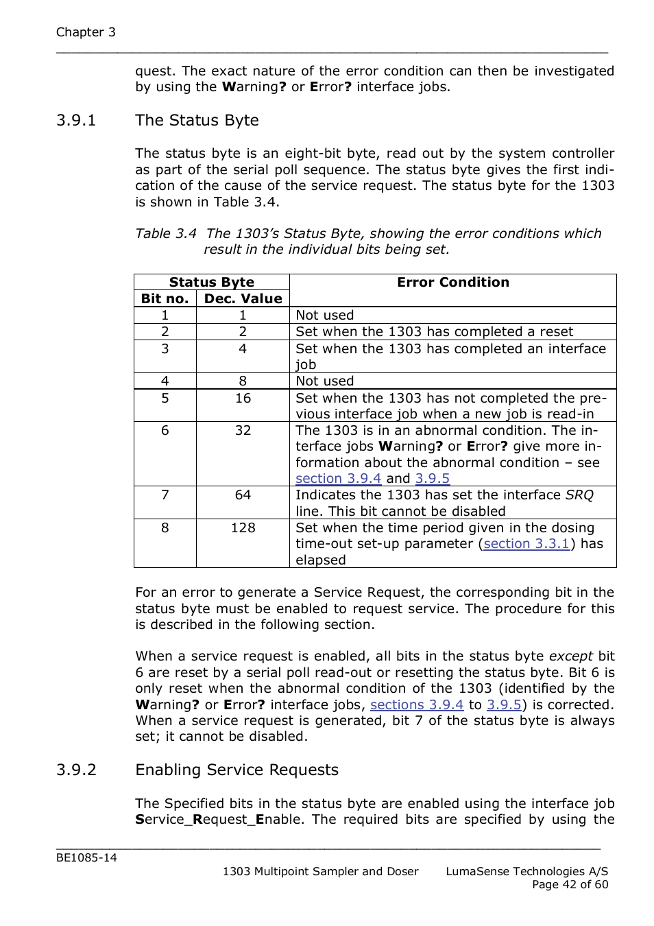LumaSense Technologies INNOVA 1303 User Manual | Page 42 / 60