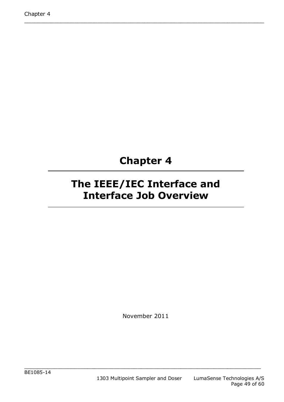 LumaSense Technologies INNOVA 1303 User Manual | Page 49 / 60