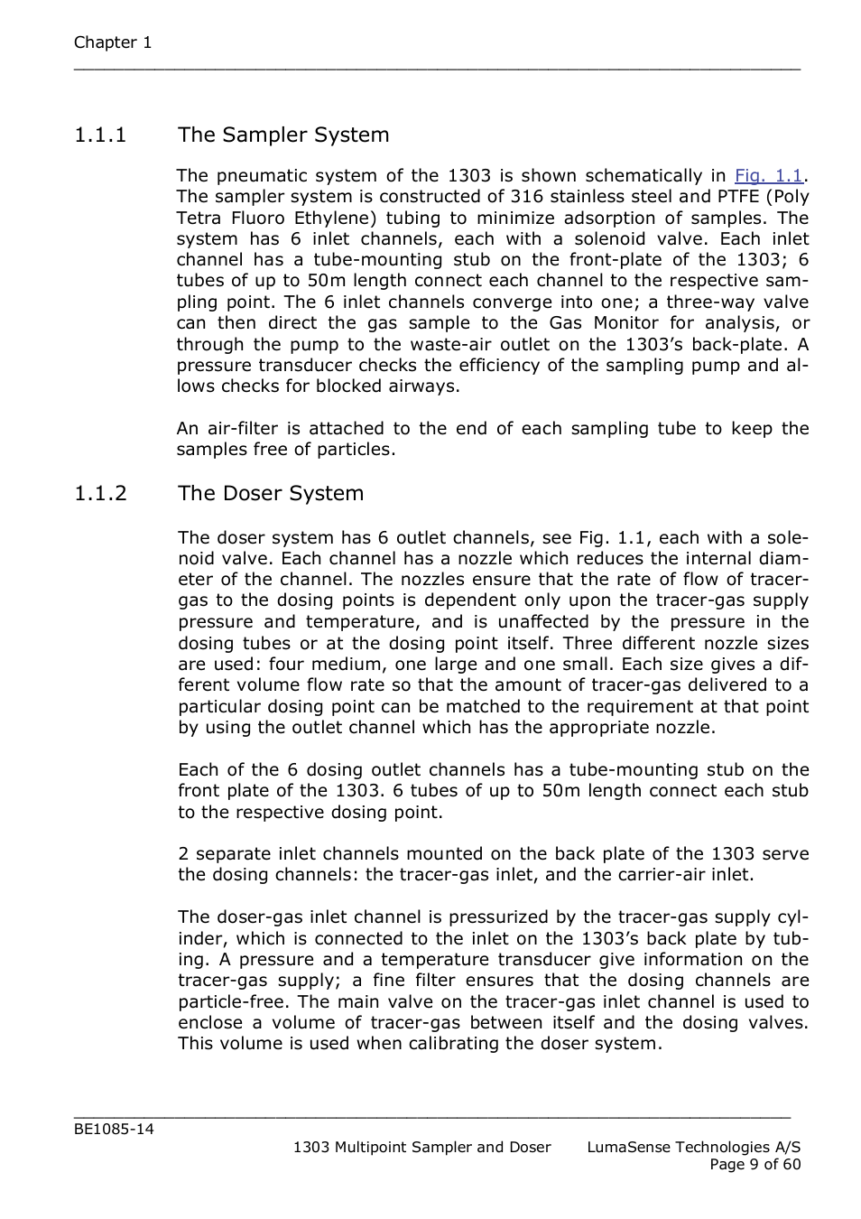 LumaSense Technologies INNOVA 1303 User Manual | Page 9 / 60
