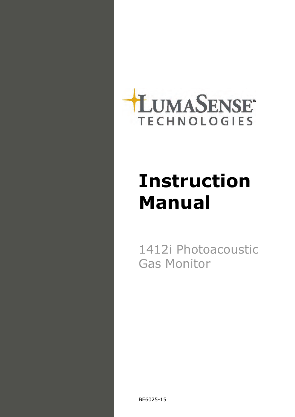 LumaSense Technologies INNOVA 1412i User Manual | 202 pages