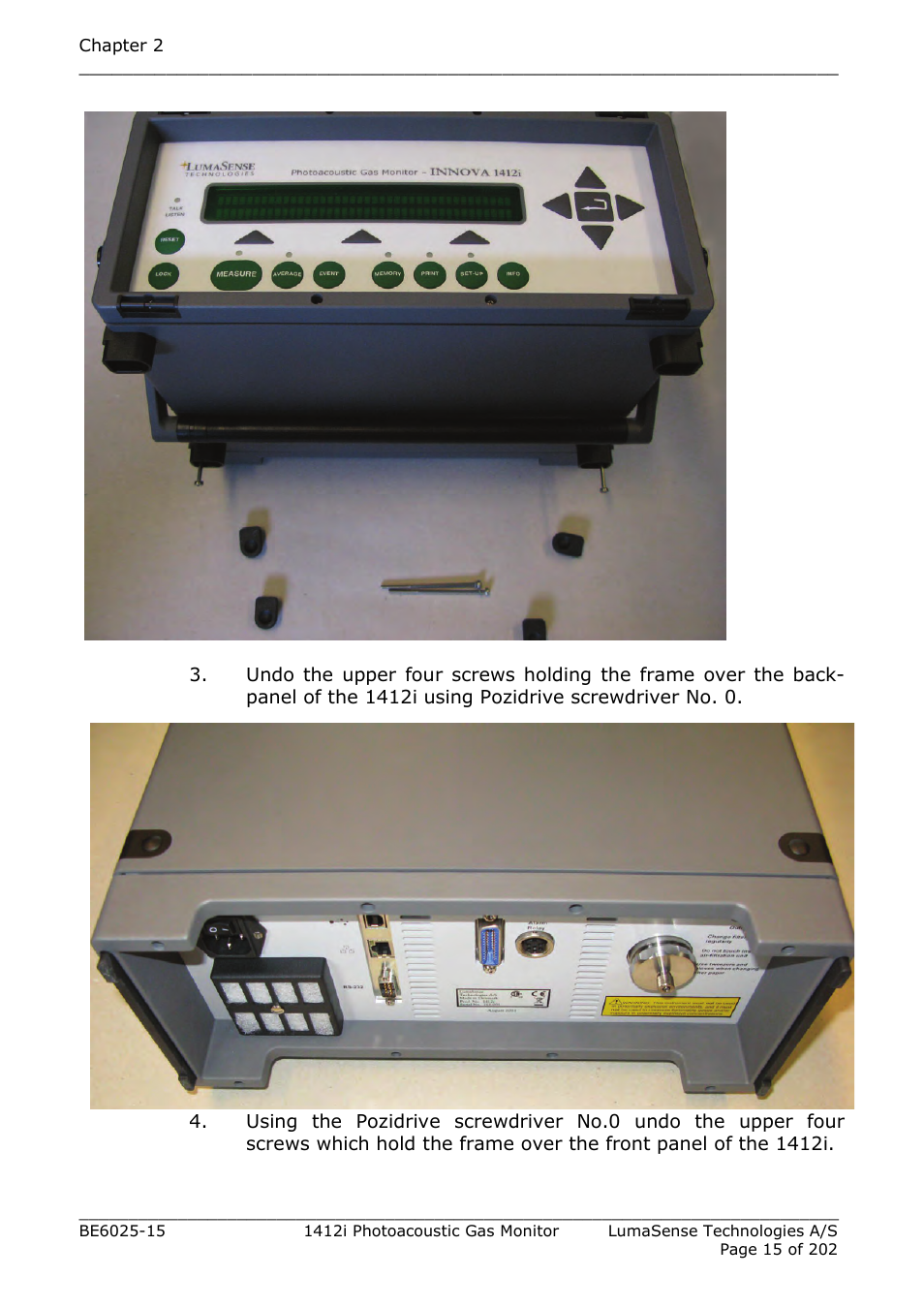 LumaSense Technologies INNOVA 1412i User Manual | Page 15 / 202