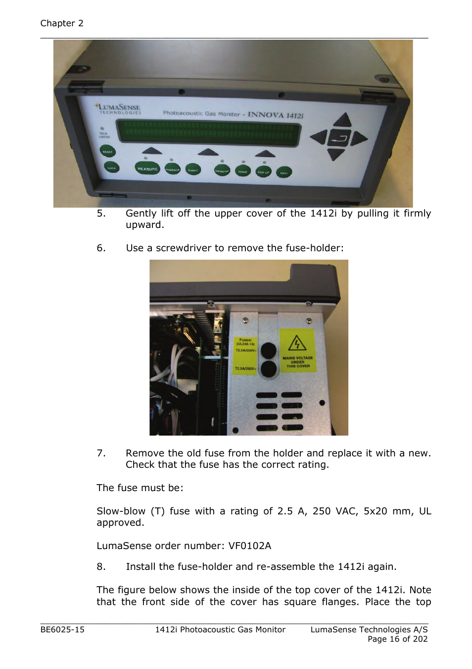 LumaSense Technologies INNOVA 1412i User Manual | Page 16 / 202