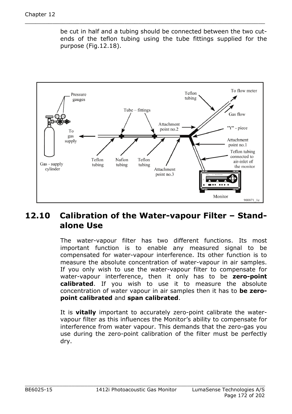 LumaSense Technologies INNOVA 1412i User Manual | Page 172 / 202