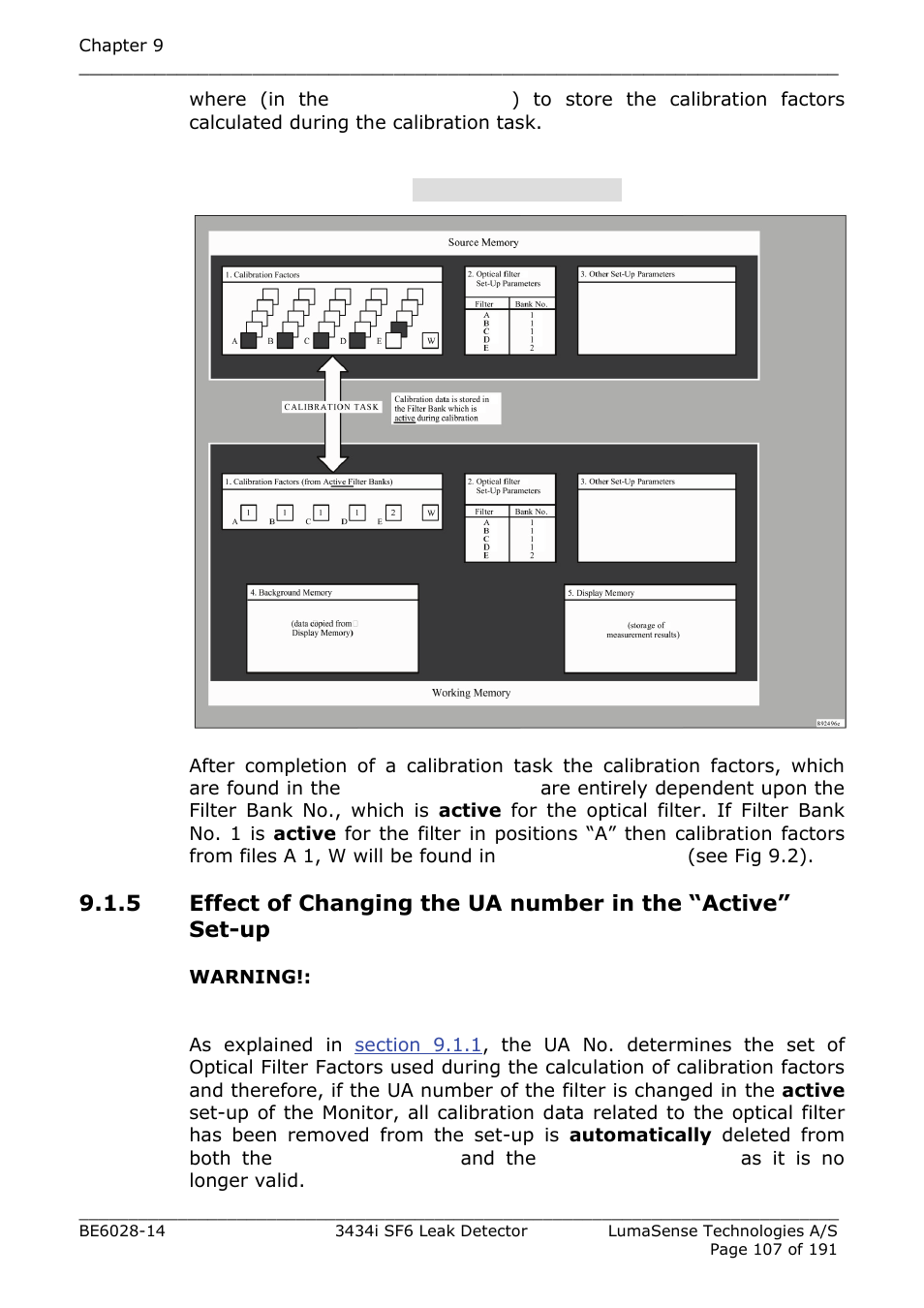 LumaSense Technologies 3434i SF6 Leak Detector User Manual | Page 107 / 191