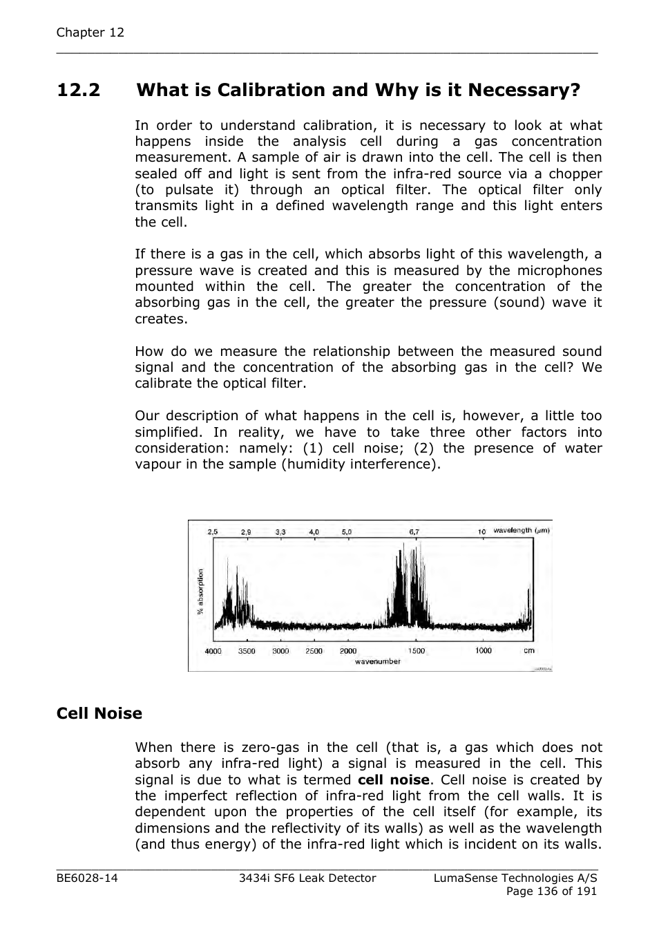 2 what is calibration and why is it necessary | LumaSense Technologies 3434i SF6 Leak Detector User Manual | Page 136 / 191