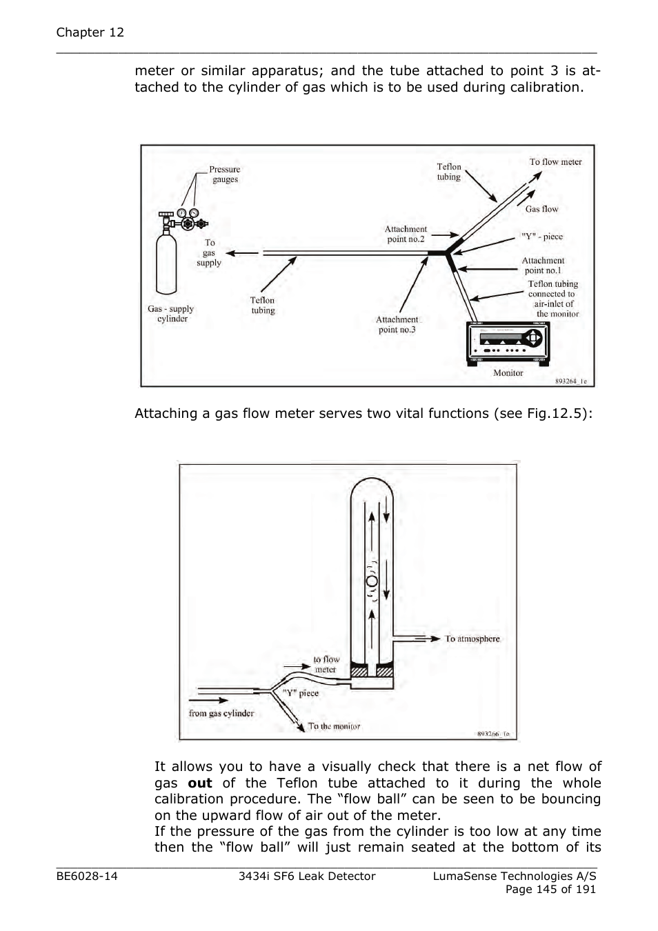 Fig.12.4 | LumaSense Technologies 3434i SF6 Leak Detector User Manual | Page 145 / 191