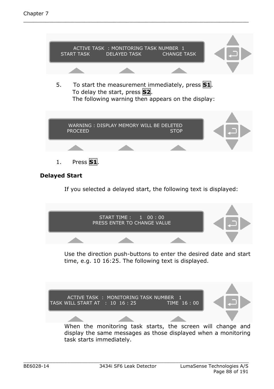 LumaSense Technologies 3434i SF6 Leak Detector User Manual | Page 88 / 191