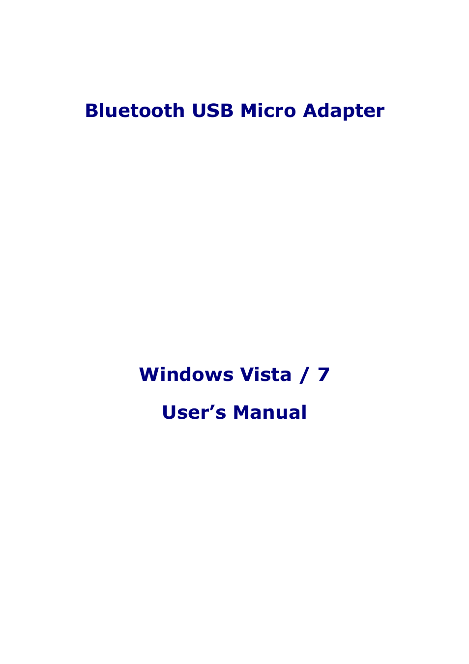 Mediabridge MUA-BA3 Windows Vista / 7 User Manual | 61 pages