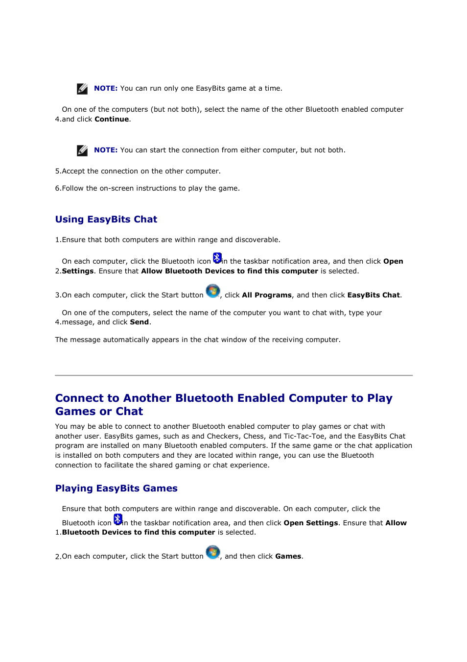 Using easybits chat, Playing easybits games | Mediabridge MUA-BA3 Windows Vista / 7 User Manual | Page 46 / 61