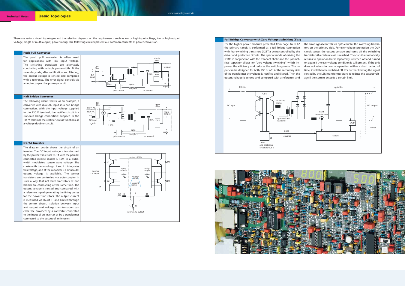 Basic topologies | Schaefer Series C/B 2600 User Manual | Page 13 / 13