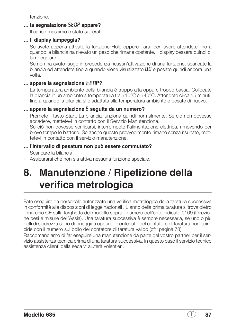 Seca 685 User Manual | Page 87 / 292