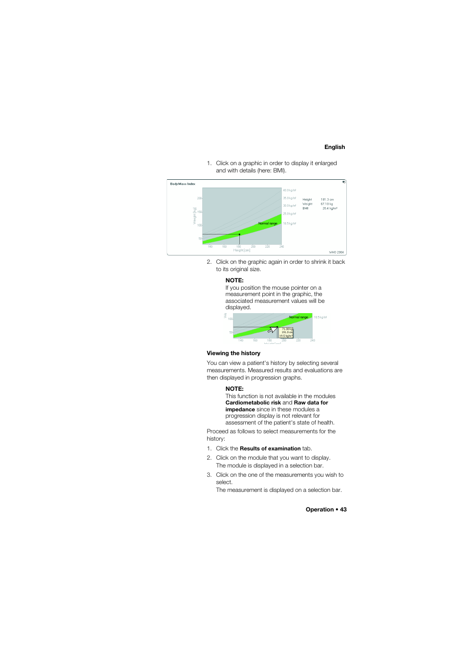 Seca Analitics 115 User Manual | Page 43 / 77