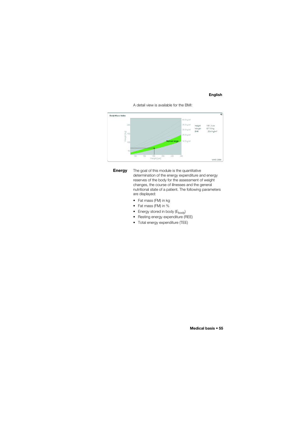 Energy | Seca Analitics 115 User Manual | Page 55 / 77