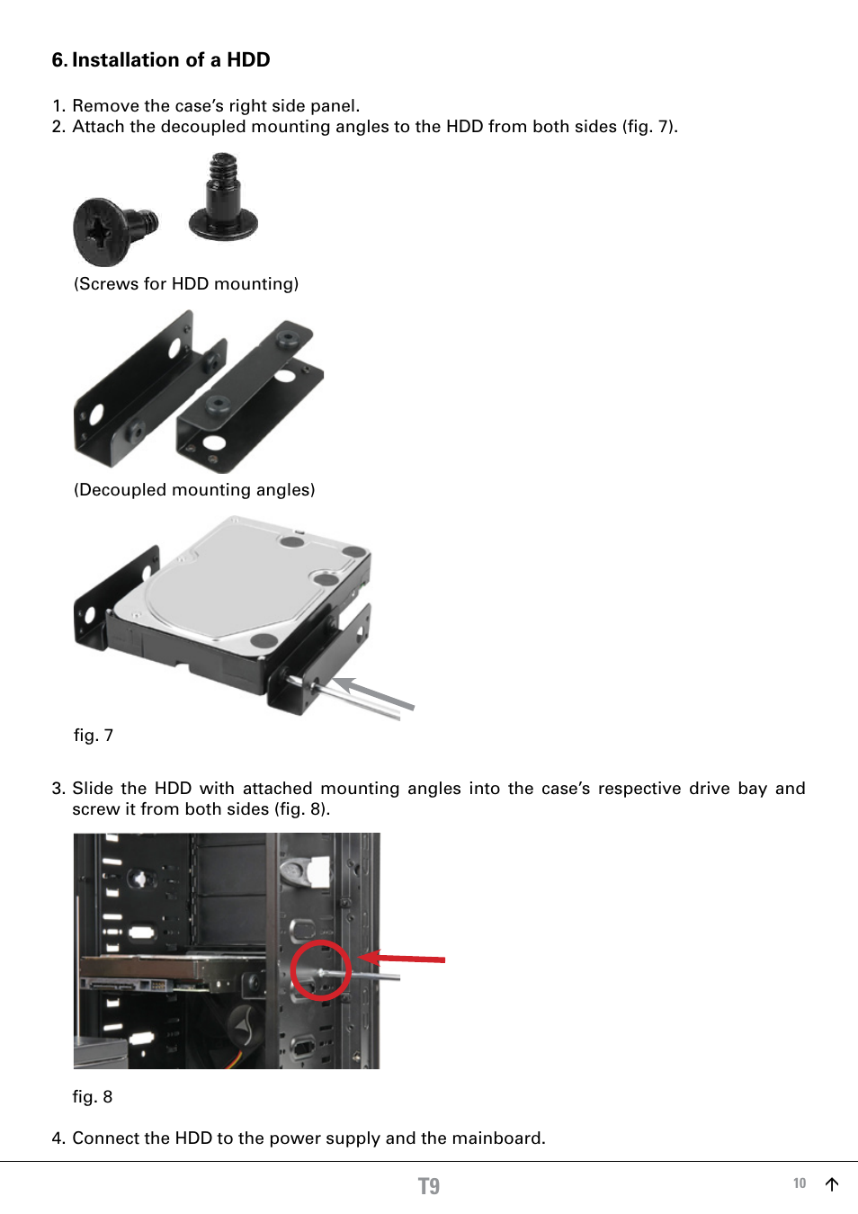 SHARKOON T9 Economy User Manual | Page 10 / 15