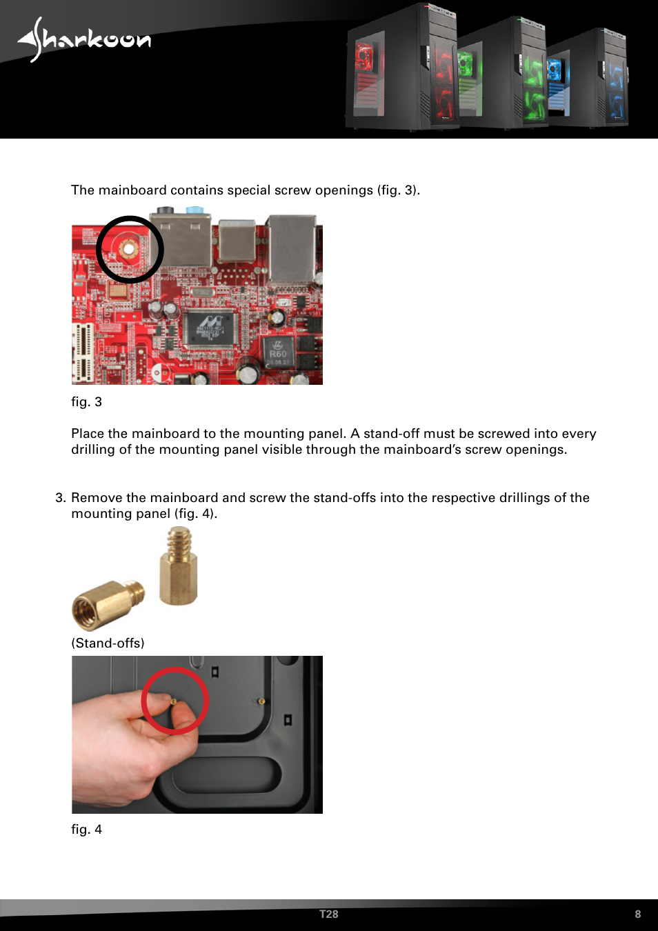 SHARKOON T28 User Manual | Page 8 / 18