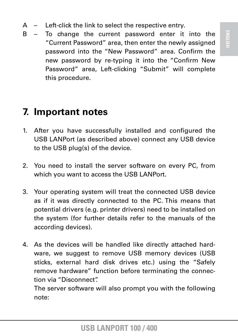 SHARKOON USB LANPort 400 User Manual | Page 21 / 27