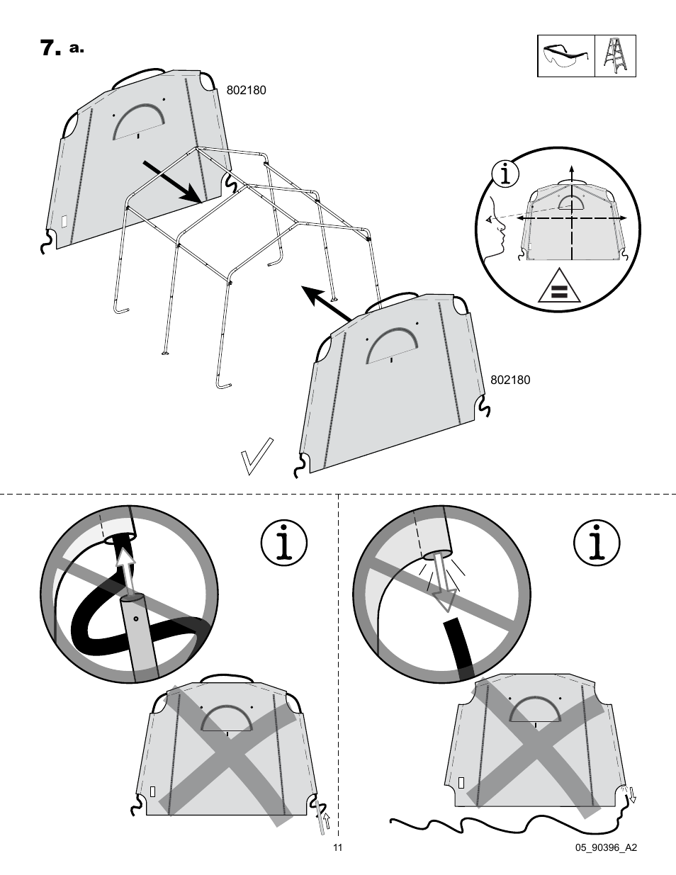 ShelterLogic 90396 Firewood Seasoning Shed 10 x 10 x 8 User Manual | Page 11 / 27