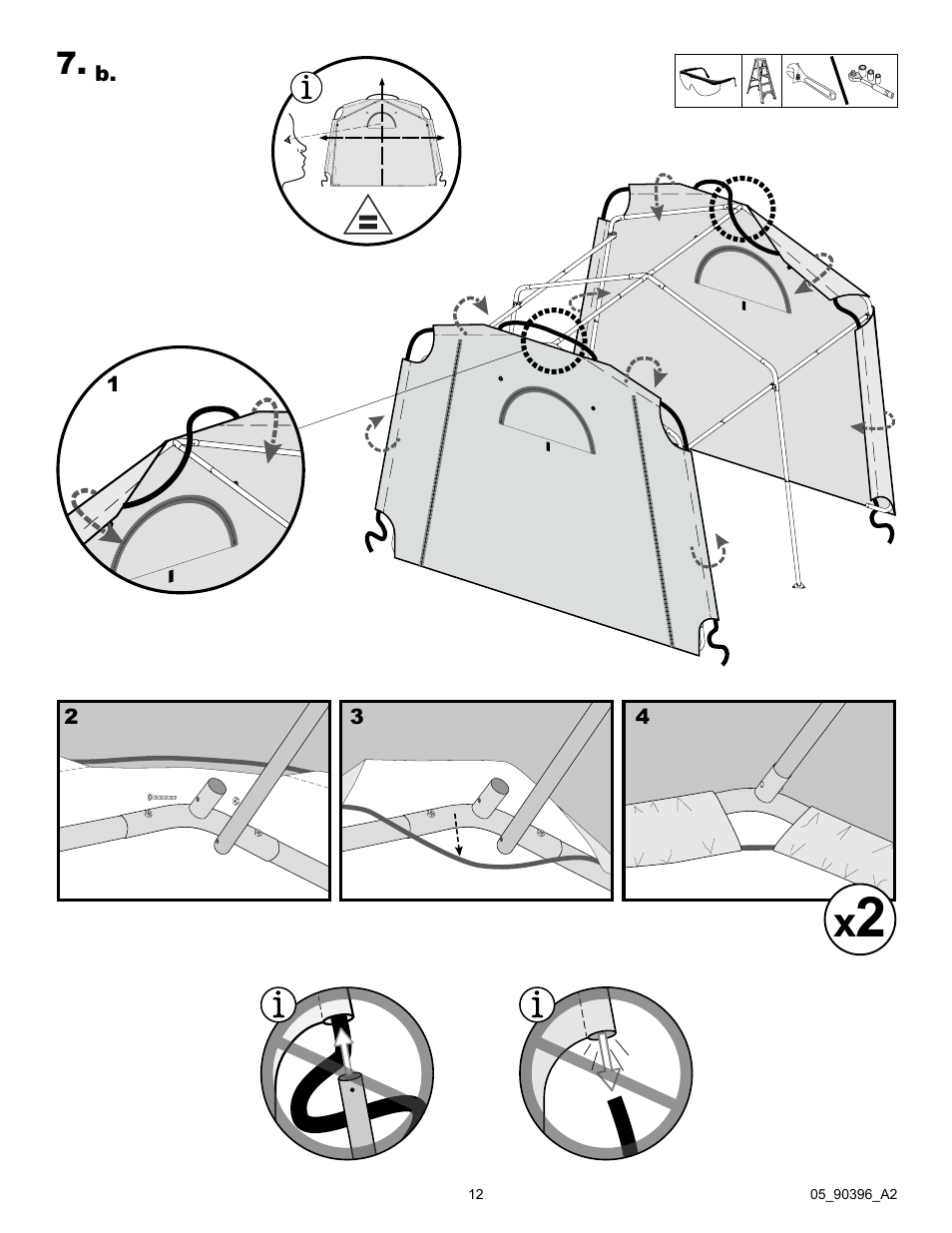 ShelterLogic 90396 Firewood Seasoning Shed 10 x 10 x 8 User Manual | Page 12 / 27