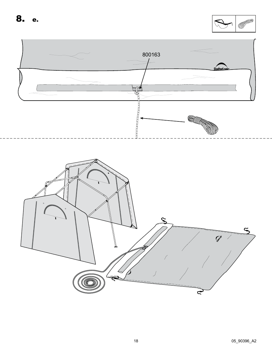 ShelterLogic 90396 Firewood Seasoning Shed 10 x 10 x 8 User Manual | Page 18 / 27