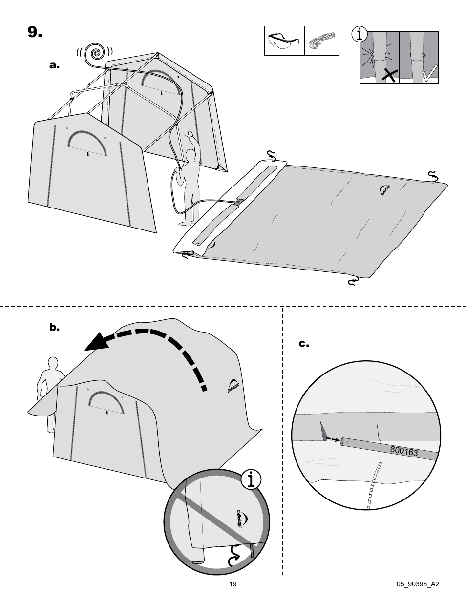 ShelterLogic 90396 Firewood Seasoning Shed 10 x 10 x 8 User Manual | Page 19 / 27