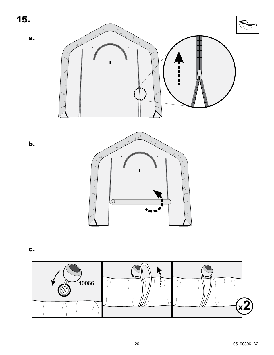 ShelterLogic 90396 Firewood Seasoning Shed 10 x 10 x 8 User Manual | Page 26 / 27