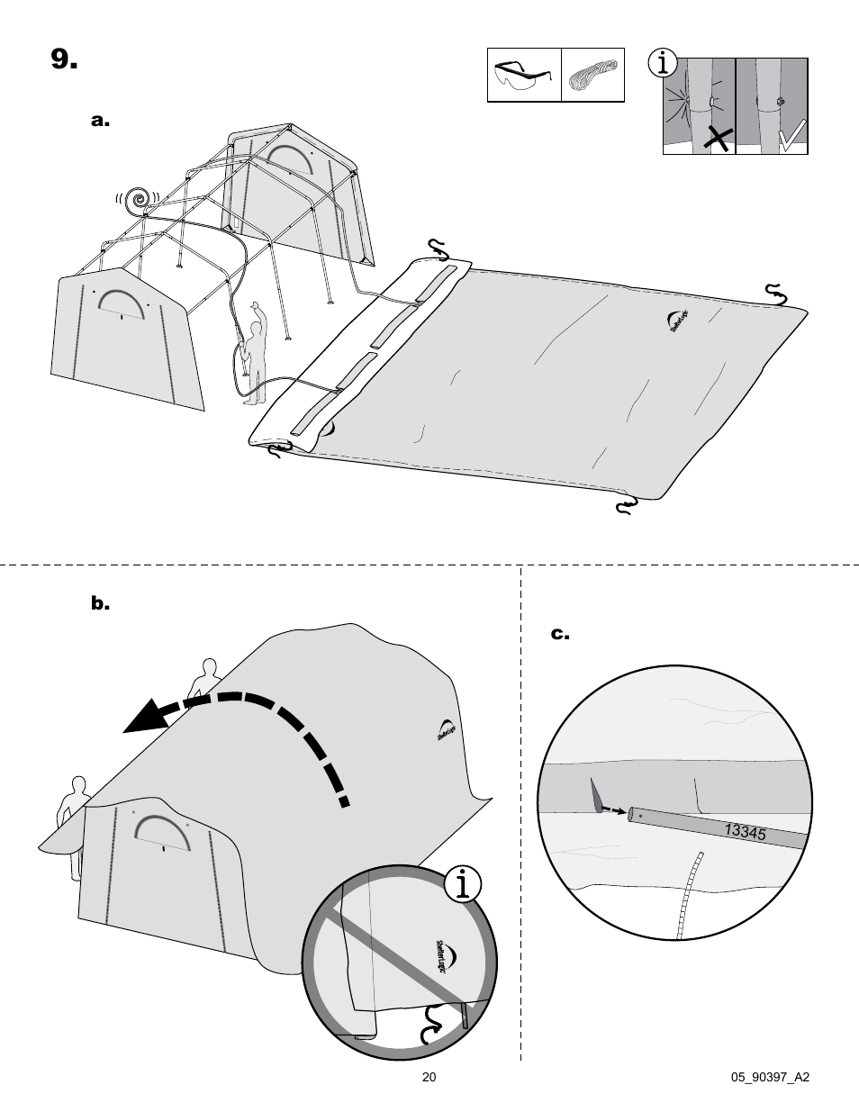 ShelterLogic 90397 Firewood Seasoning Shed 10 x 20 x 8 User Manual | Page 20 / 28
