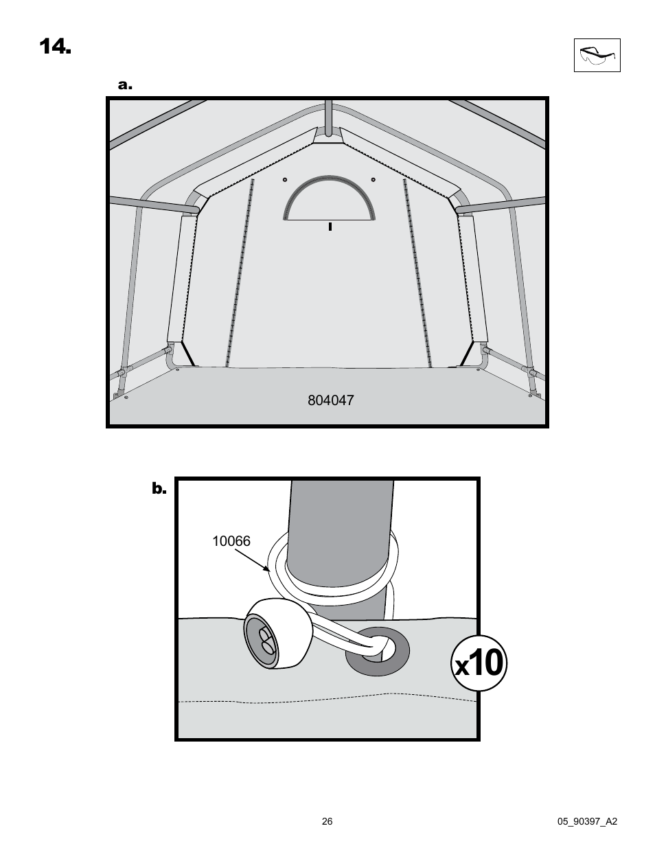 ShelterLogic 90397 Firewood Seasoning Shed 10 x 20 x 8 User Manual | Page 26 / 28