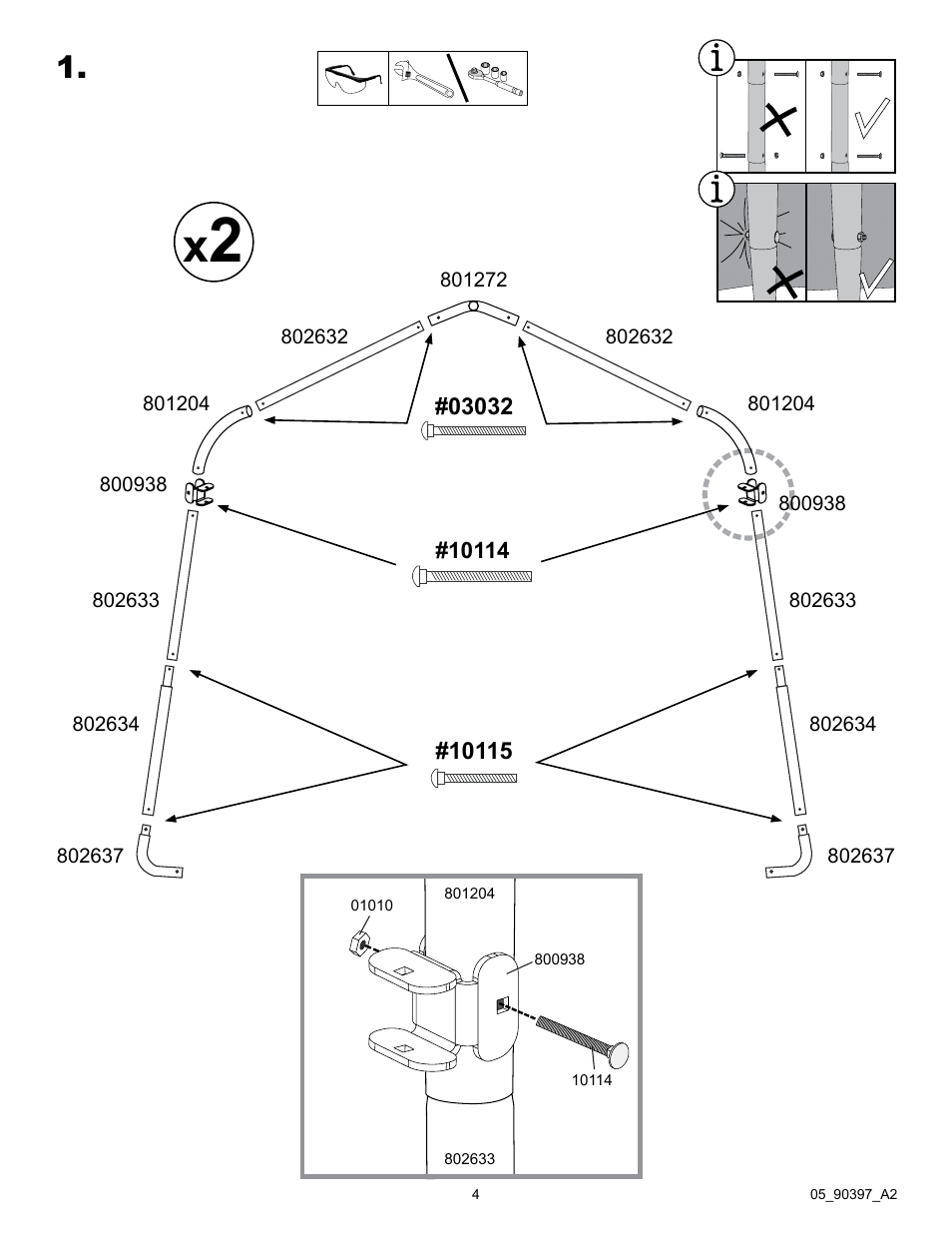 ShelterLogic 90397 Firewood Seasoning Shed 10 x 20 x 8 User Manual | Page 4 / 28