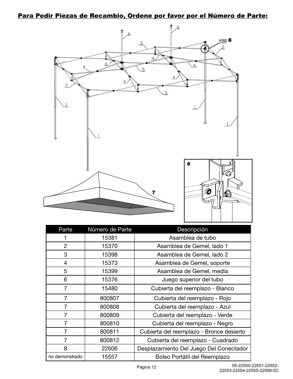 ShelterLogic 22599 10’x15’ Straight Leg Pop-Up User Manual | Page 12 / 12