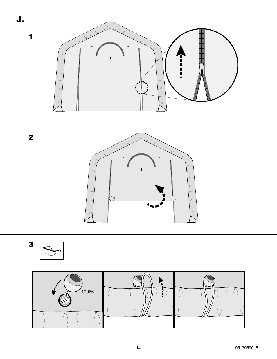 ShelterLogic 70590 GrowIt Heavy Duty Greenhouse 12 x 20 x 8 User Manual | Page 14 / 16