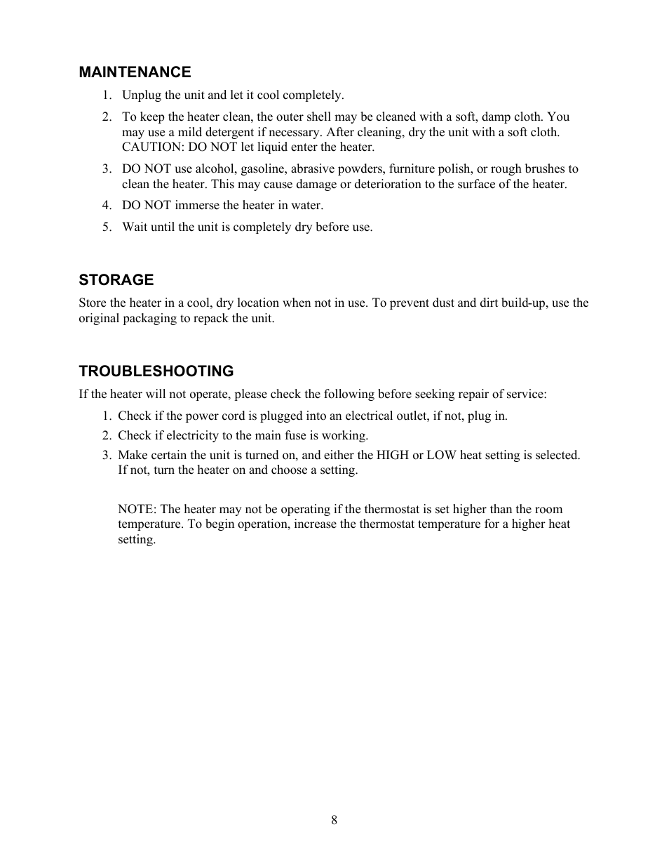 SoleusAir HM4-15R-01 User Manual | Page 8 / 9