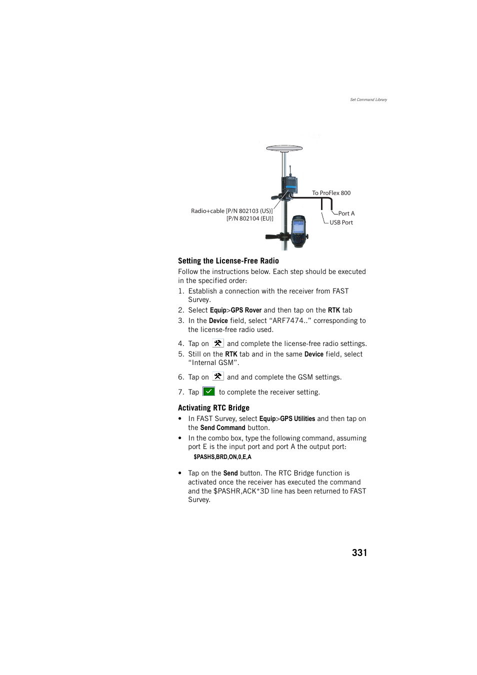 Spectra Precision ProFlex 800 Reference Manual User Manual | Page 345 / 748