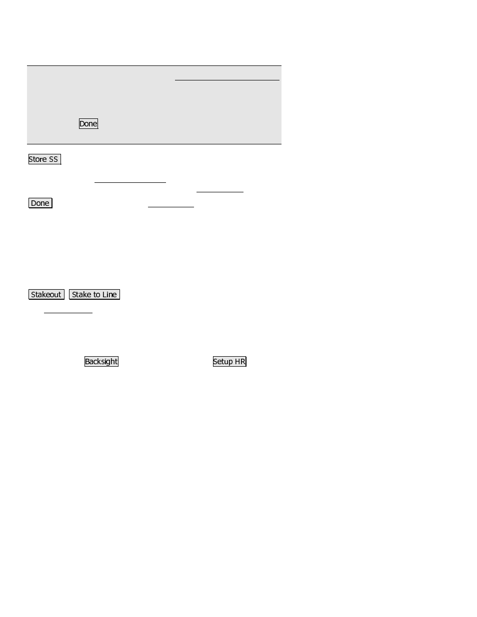 Stake to line | Spectra Precision Survey Pro CE v3.80 Ranger GPS Reference Manual User Manual | Page 78 / 93