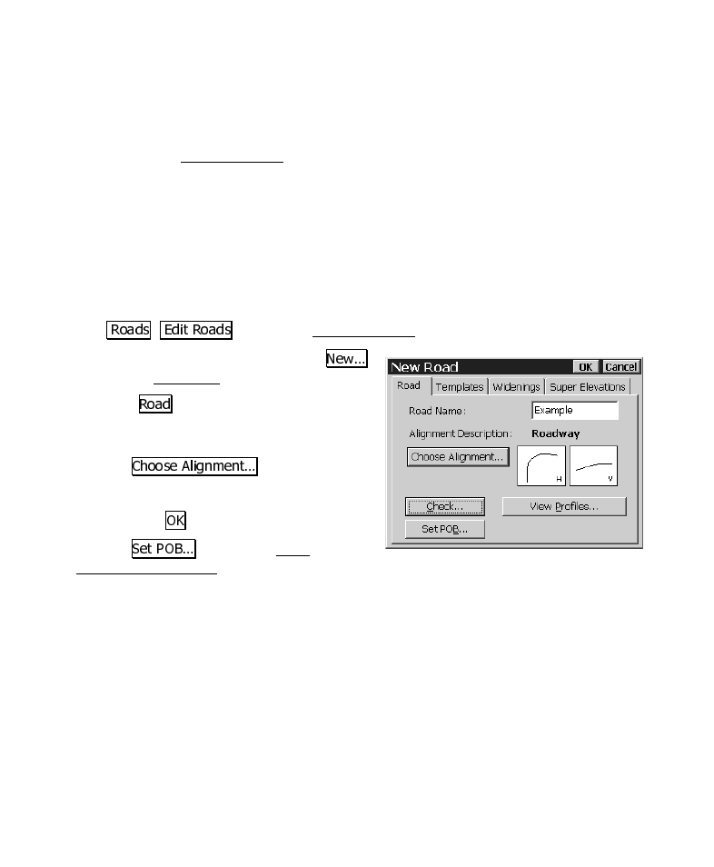 Putting the road together, Add templates to the alignment | Spectra Precision Survey Pro CE v3.6 User Manual User Manual | Page 84 / 407