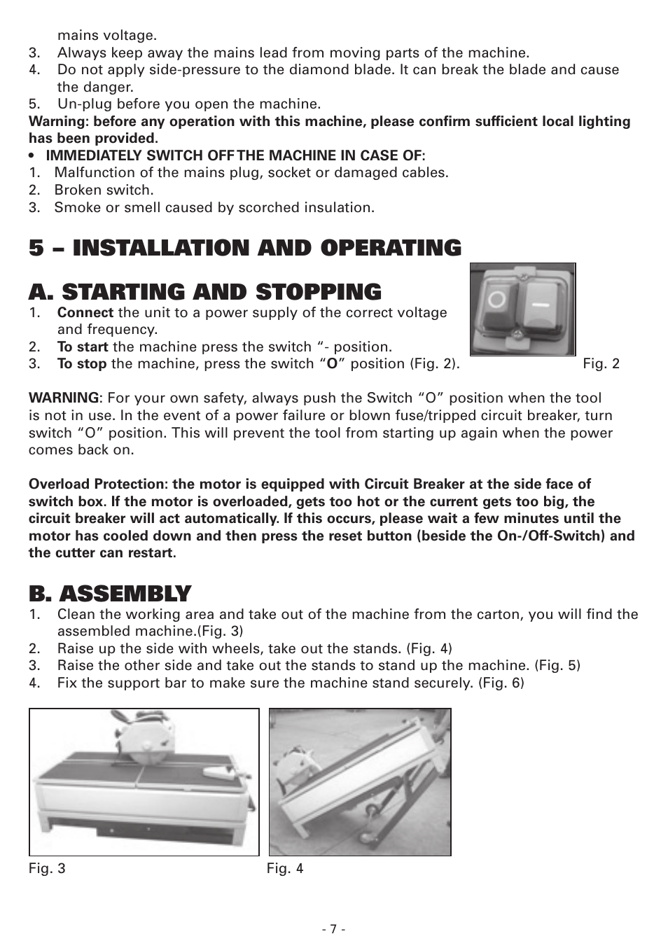 B. assembly | Vitrex BT900SRIND User Manual | Page 7 / 12