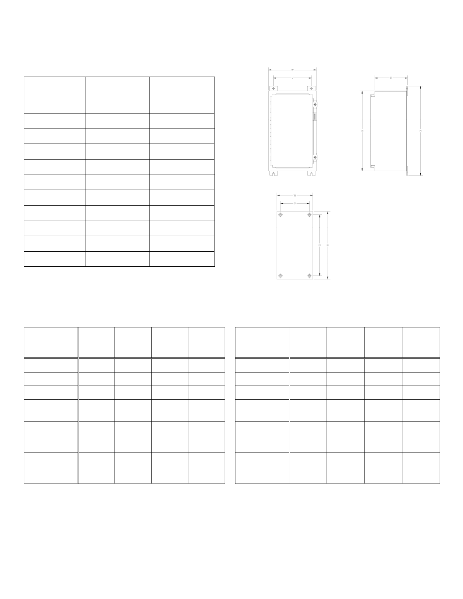 2 enclosure dimensions for smart-d controls, Nclosure, Imensions for | Smart-d, Ontrols | Walker Magnetics SMART-D SERIES User Manual | Page 37 / 42