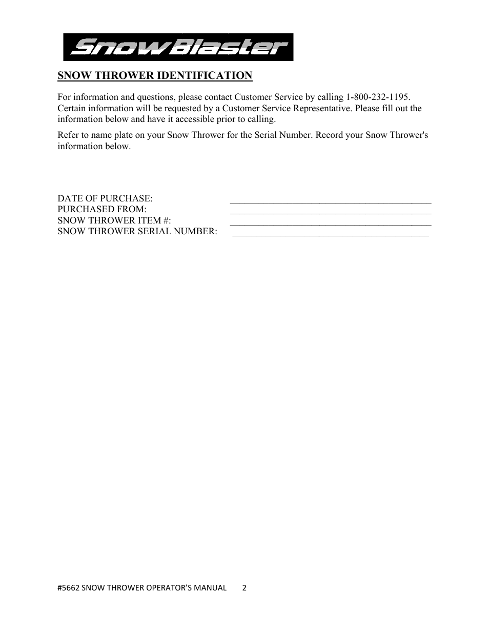 WEN 5662 13 A 18 inch Electric Snow Thrower User Manual | Page 2 / 19