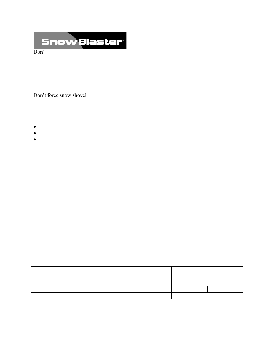 WEN 56660 9 AMP Snow Shovel manual User Manual | Page 6 / 15
